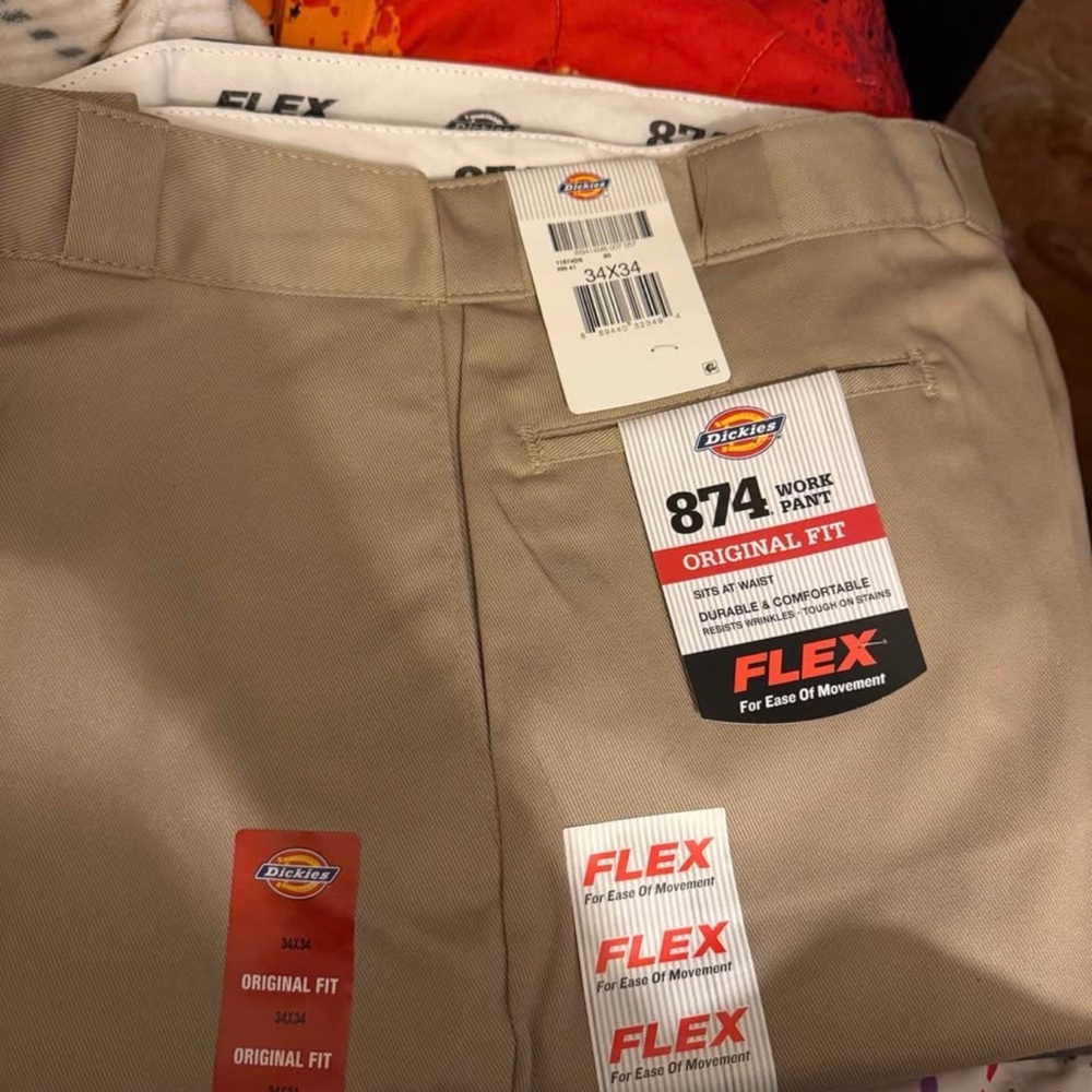 Dickies 874 Flex Work Pants in Beige